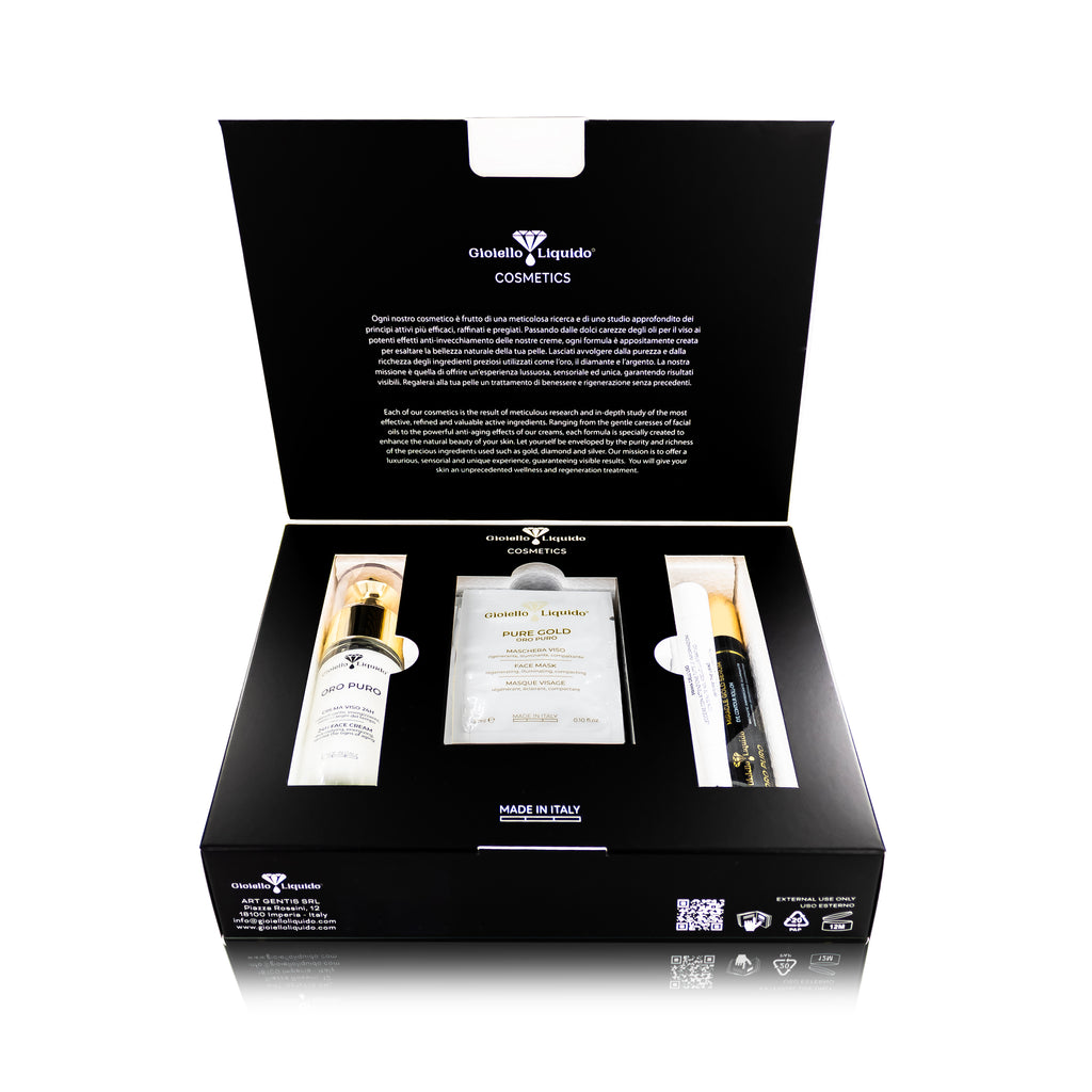 Zestaw Krem do twarzy “Oro Puro” 30 ml & Serum pod oczy MiracleGold “Oro Puro” 15 ml