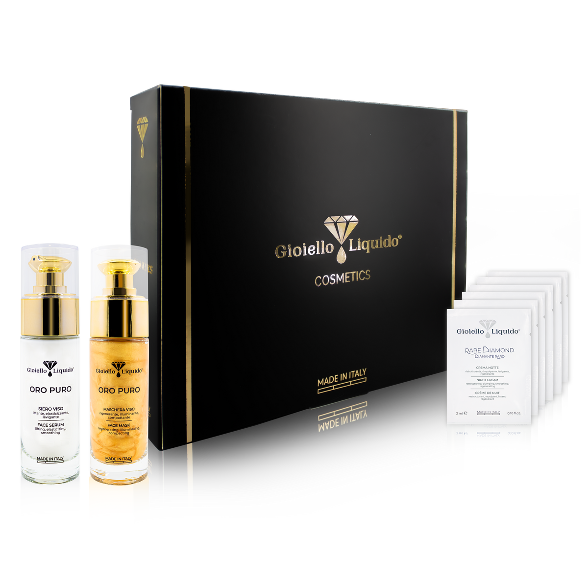 Zestaw Serum do twarzy “Oro Puro” 30 ml & Maska na twarz “Oro Puro” 30 ml