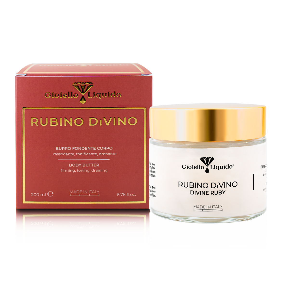 RUBINOWE MASŁO DO CIAŁA BURRO FONDENTE CORPO 200 ML