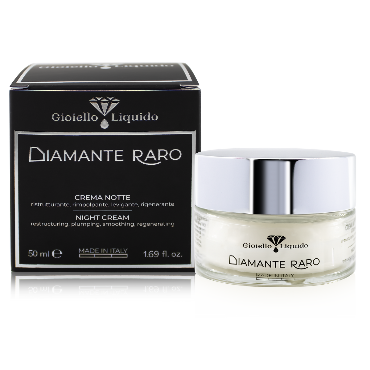 DIAMENTOWY KREM DO TWARZY NA NOC
CREMA NOTTE VISO 50 ML