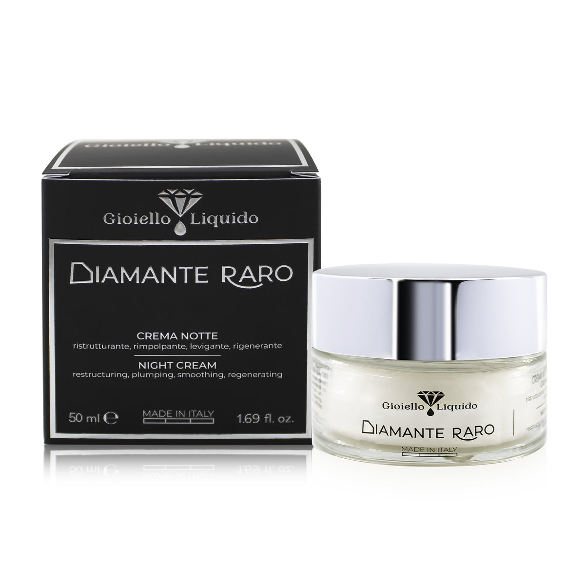 DIAMENTOWY KREM DO TWARZY NA NOC
CREMA NOTTE VISO 50 ML