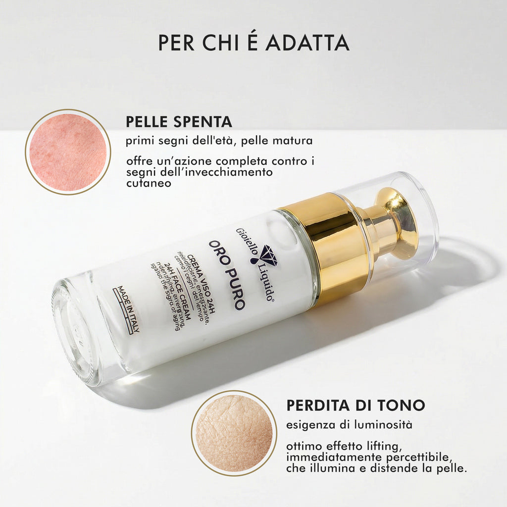 24H KREM DO TWARZY ZE ZŁOTEM CREMA VISO 24H 30 ML