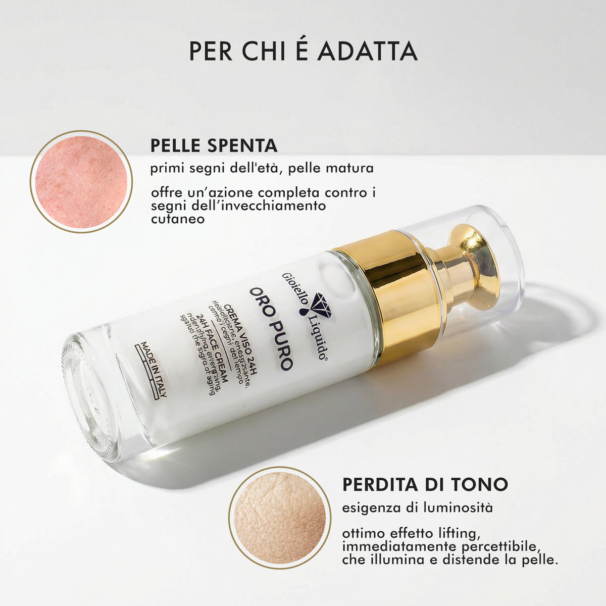 24H KREM DO TWARZY ZE ZŁOTEM CREMA VISO 24H 30 ML