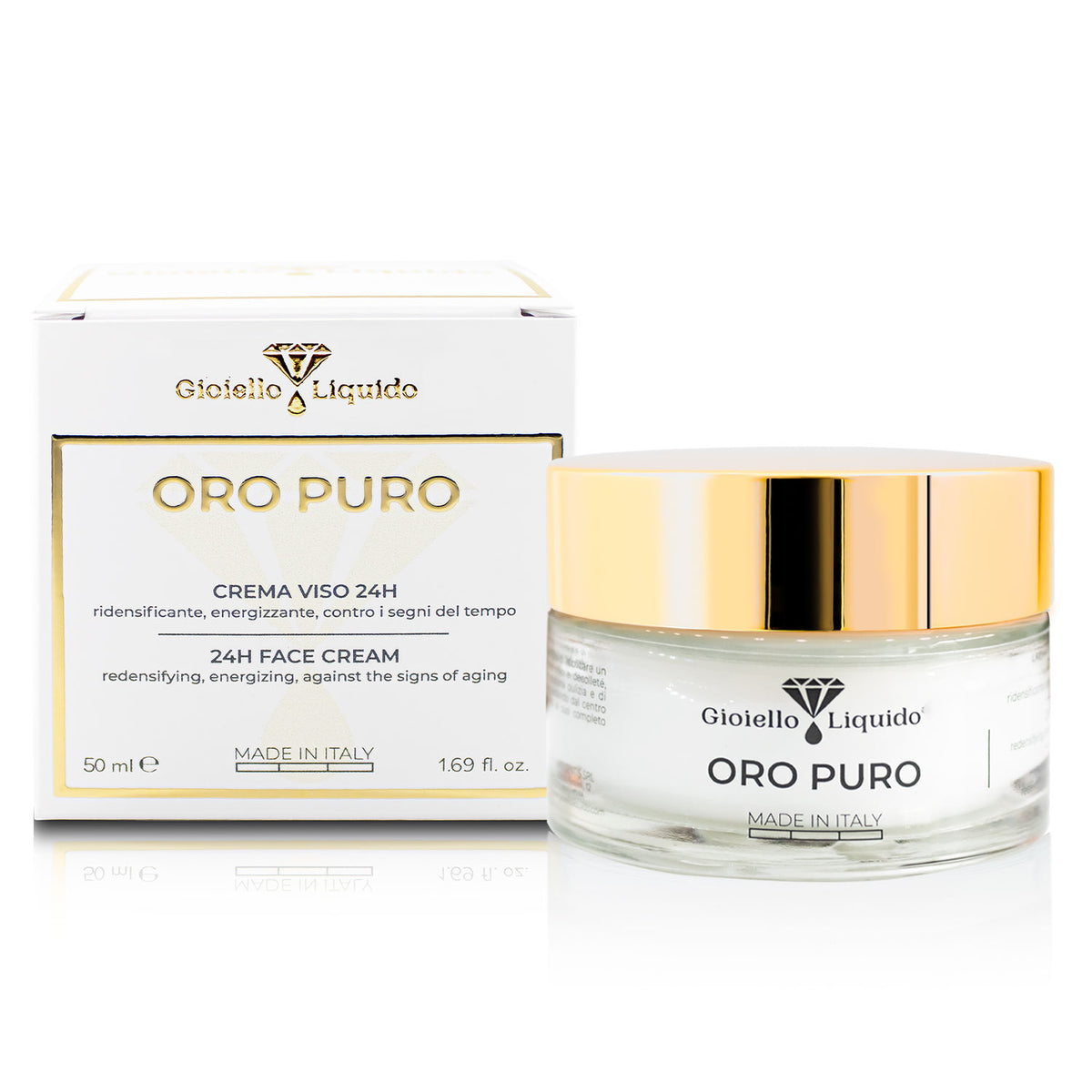 24H KREM DO TWARZY ZE ZŁOTEM CREMA VISO 24H 50 ML