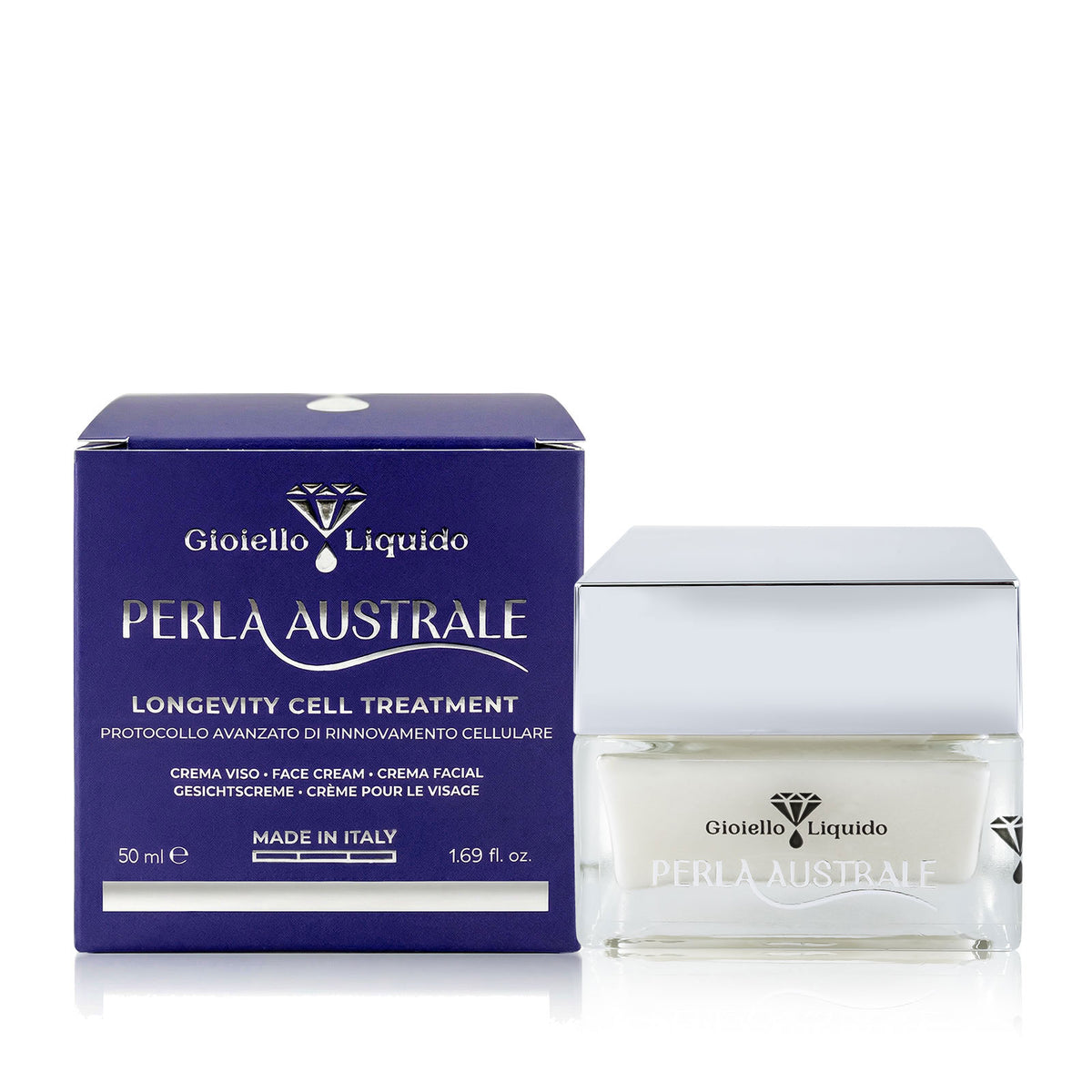 PERŁOWY KREM DO TWARZY CREMA VISO LONGEVITY 50 ML