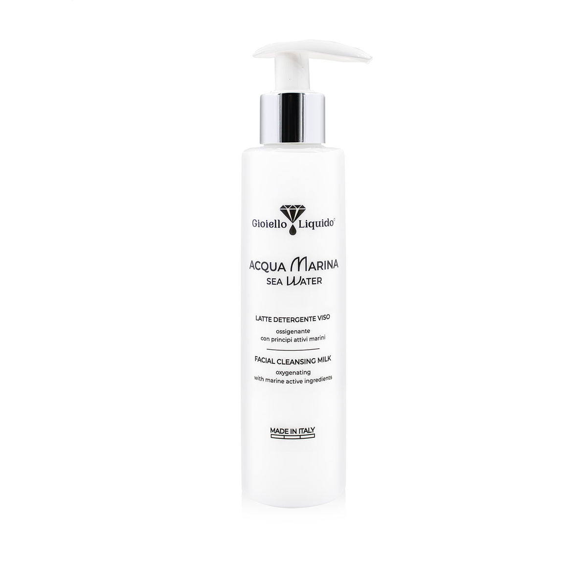 MLECZKO DO OCZYSZCZANIA TWARZY Z WODĄ MORSKĄ LATTE DETERGENTE VISO 150 ML