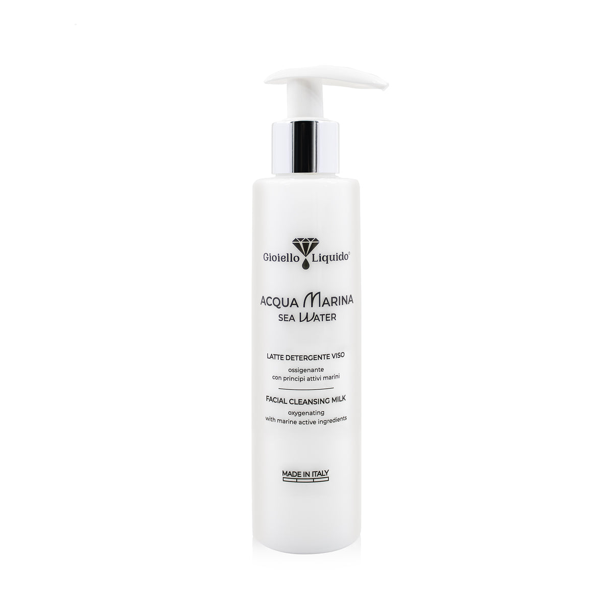 MLECZKO DO OCZYSZCZANIA TWARZY Z WODĄ MORSKĄ LATTE DETERGENTE VISO 150 ML