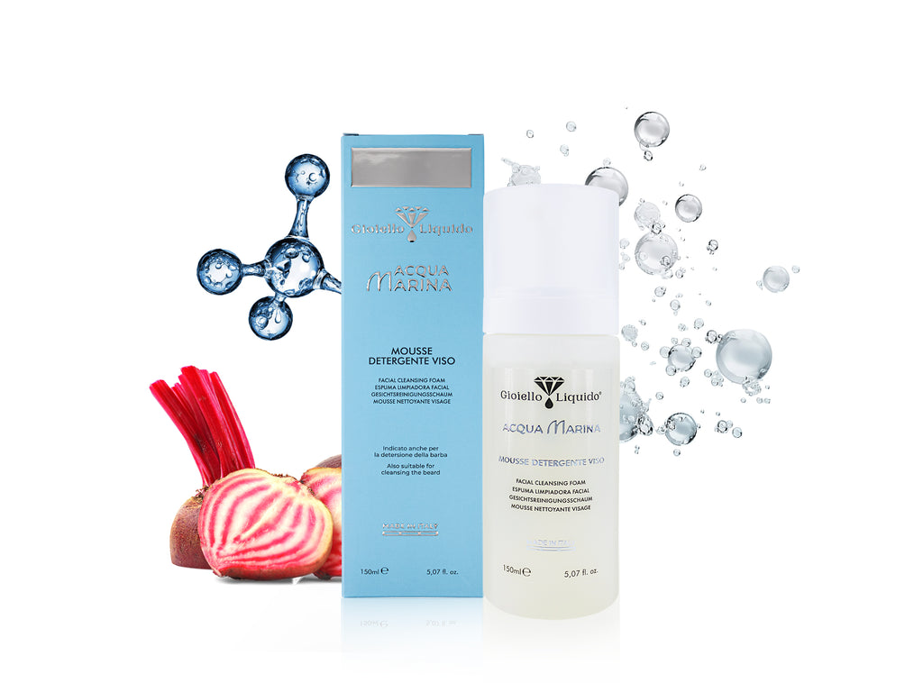 PIANKA DO OCZYSZCZANIA TWARZY Z WODĄ MORSKĄ MOUSSE DETERGENTE VISO 150 ML