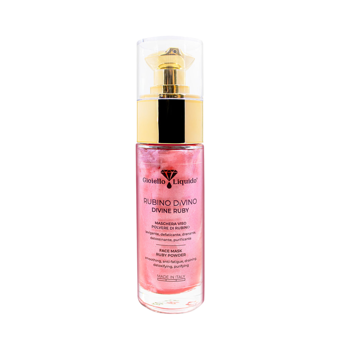 MASKA DO TWARZY Z PYŁEM RUBINOWYM MASCHERA VISO RUBINO 30 ML