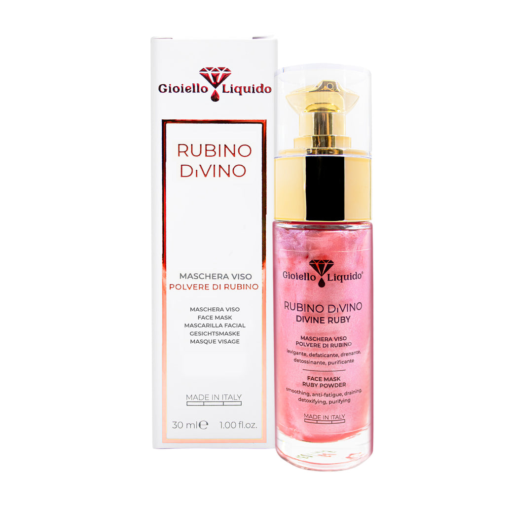 MASKA DO TWARZY Z PYŁEM RUBINOWYM MASCHERA VISO RUBINO 30 ML