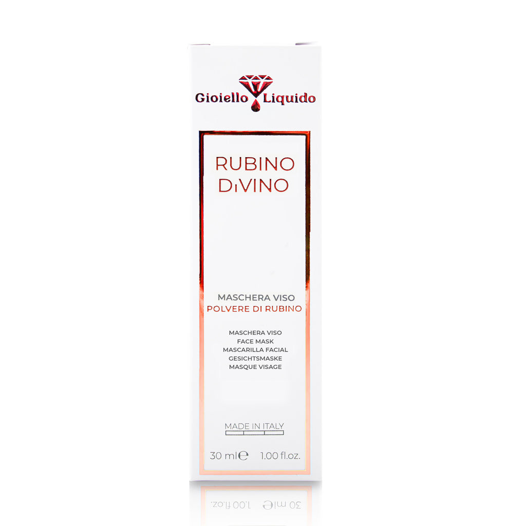 MASKA DO TWARZY Z PYŁEM RUBINOWYM MASCHERA VISO RUBINO 30 ML