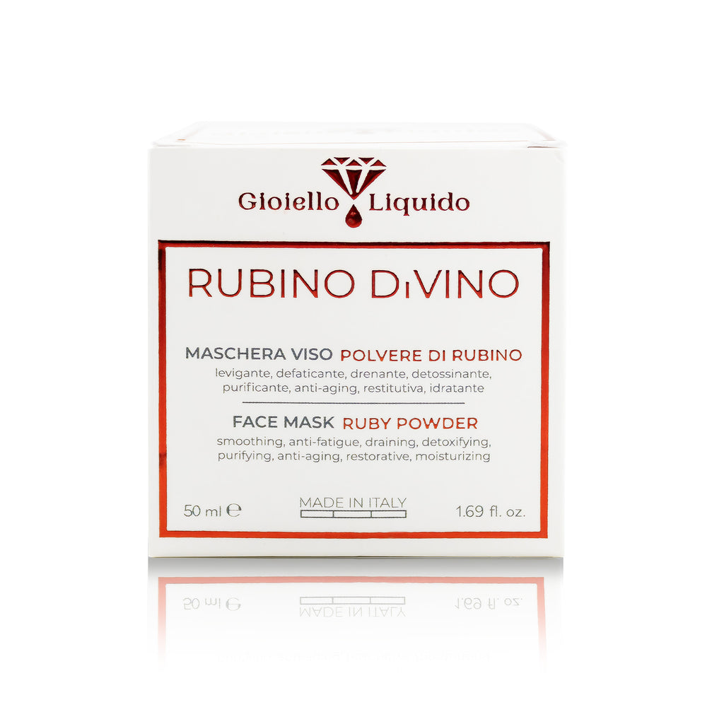 MASKA DO TWARZY Z PYŁEM RUBINOWYM MASCHERA VISO POLVERE DI RUBINO 50 ML