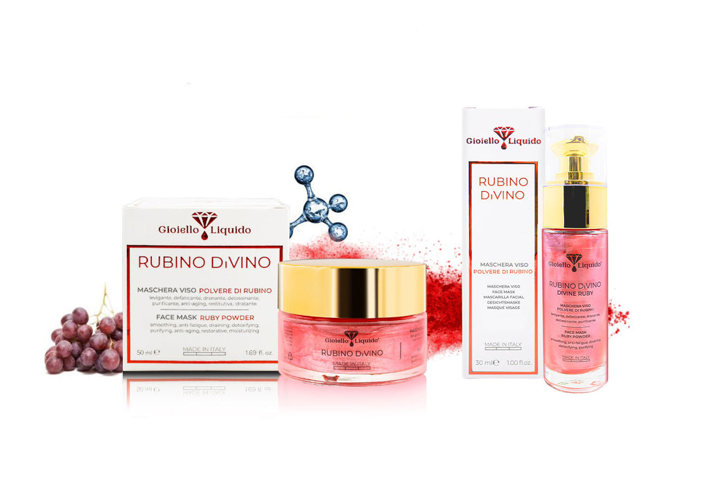 MASKA DO TWARZY Z PYŁEM RUBINOWYM MASCHERA VISO POLVERE DI RUBINO 50 ML