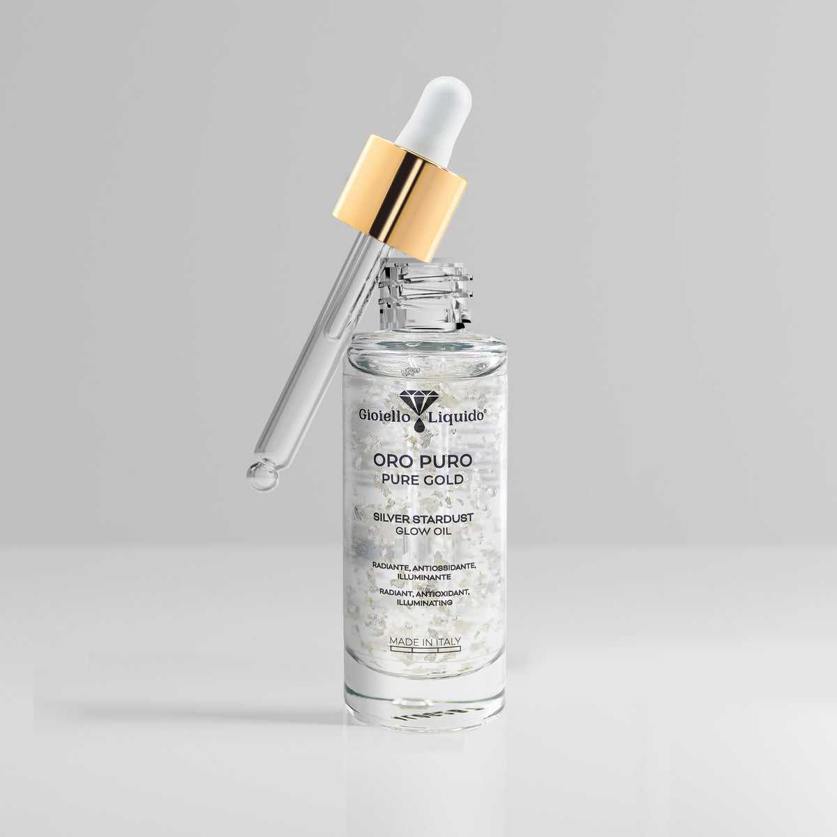 SILVER STARDUST OLEJEK ROZŚWIETLAJĄCY OLIO VISO CON ARGENTO PURO 30 ML