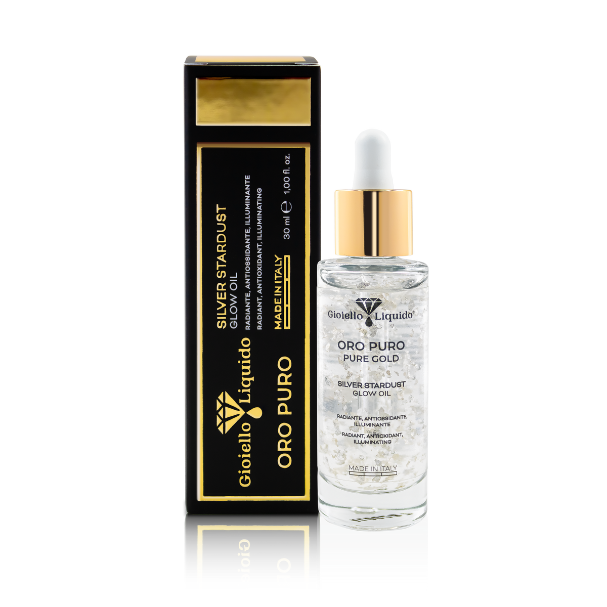 SILVER STARDUST OLEJEK ROZŚWIETLAJĄCY OLIO VISO CON ARGENTO PURO 30 ML