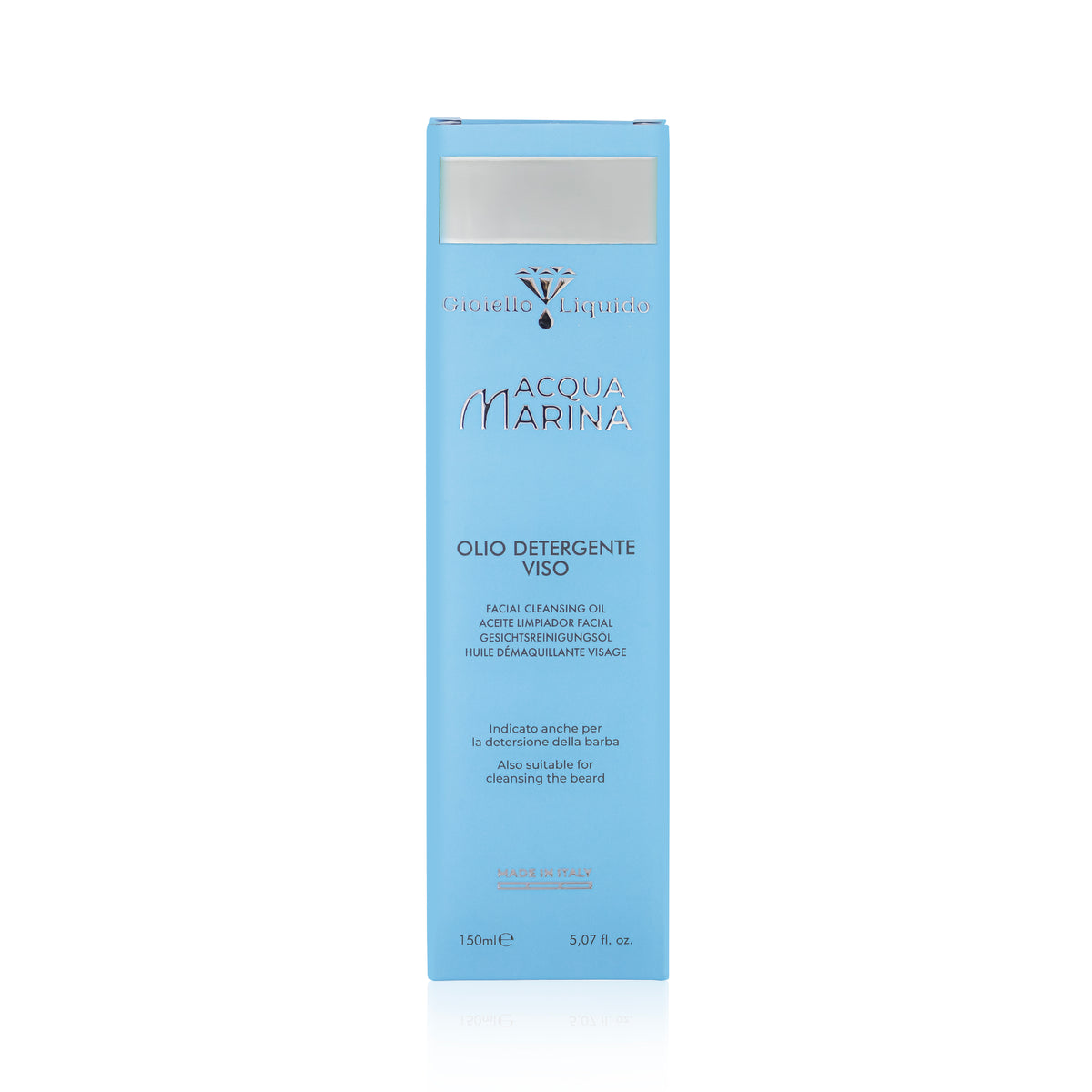 OLEJEK DO CZYSZCZENIA TWARZY Z WODĄ MORSKĄ
OLIO DETERGENTE VISO 150 ML