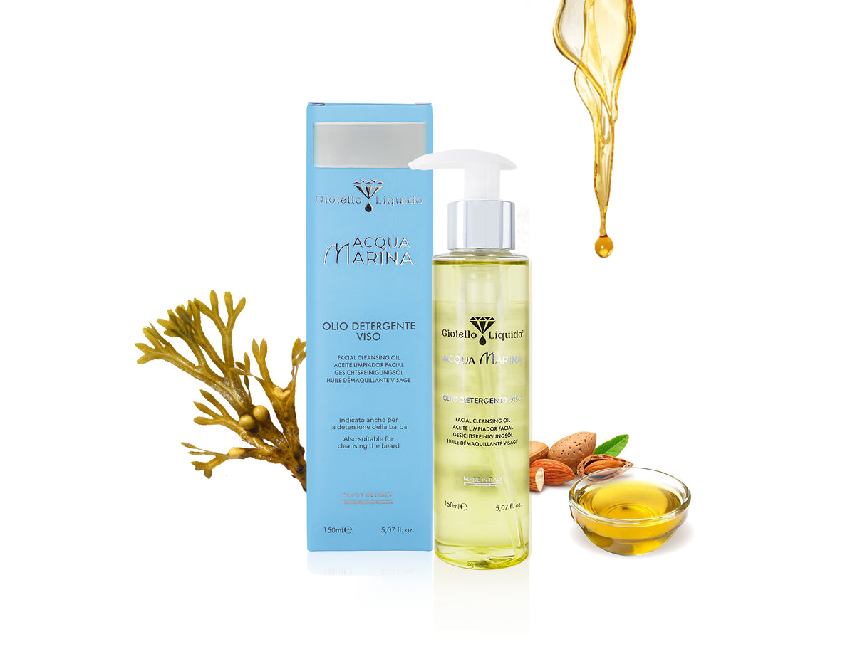 OLEJEK DO CZYSZCZENIA TWARZY Z WODĄ MORSKĄ
OLIO DETERGENTE VISO 150 ML