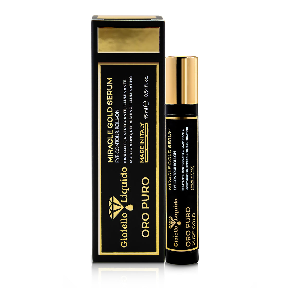 SERUM POD OCZY MIRACLE GOLD ROLL-ON CONTORNO OCCHI 15 ML