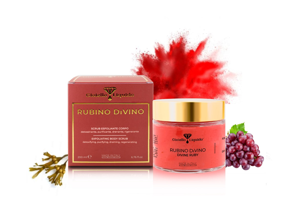 ZŁUSZCZAJĄCY PEELING RUBINOWY DO CIAŁA SCRUB ESFOLIANTE CORPO 200 ML