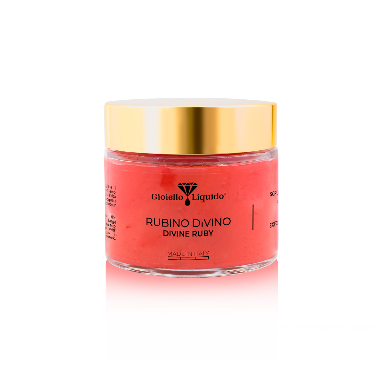 ZŁUSZCZAJĄCY PEELING RUBINOWY DO CIAŁA SCRUB ESFOLIANTE CORPO 200 ML