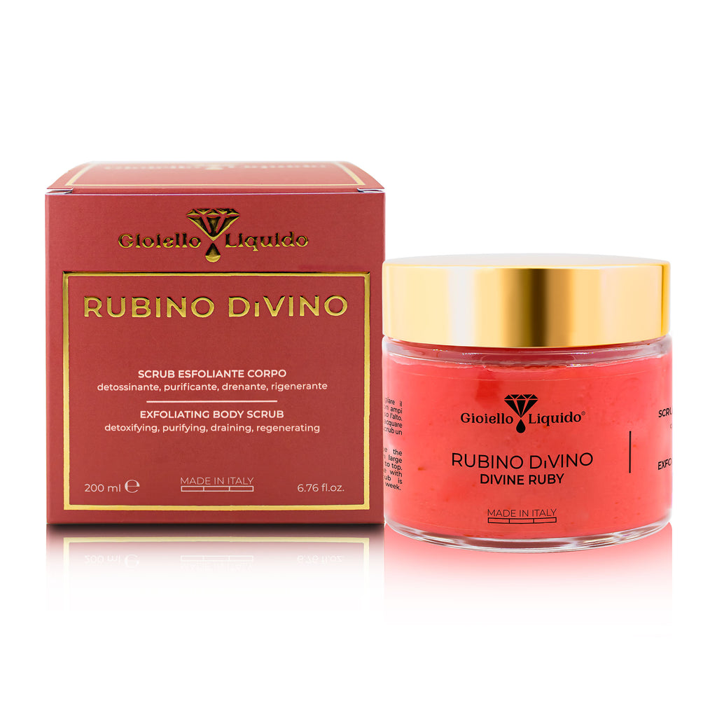 ZŁUSZCZAJĄCY PEELING RUBINOWY DO CIAŁA SCRUB ESFOLIANTE CORPO 200 ML