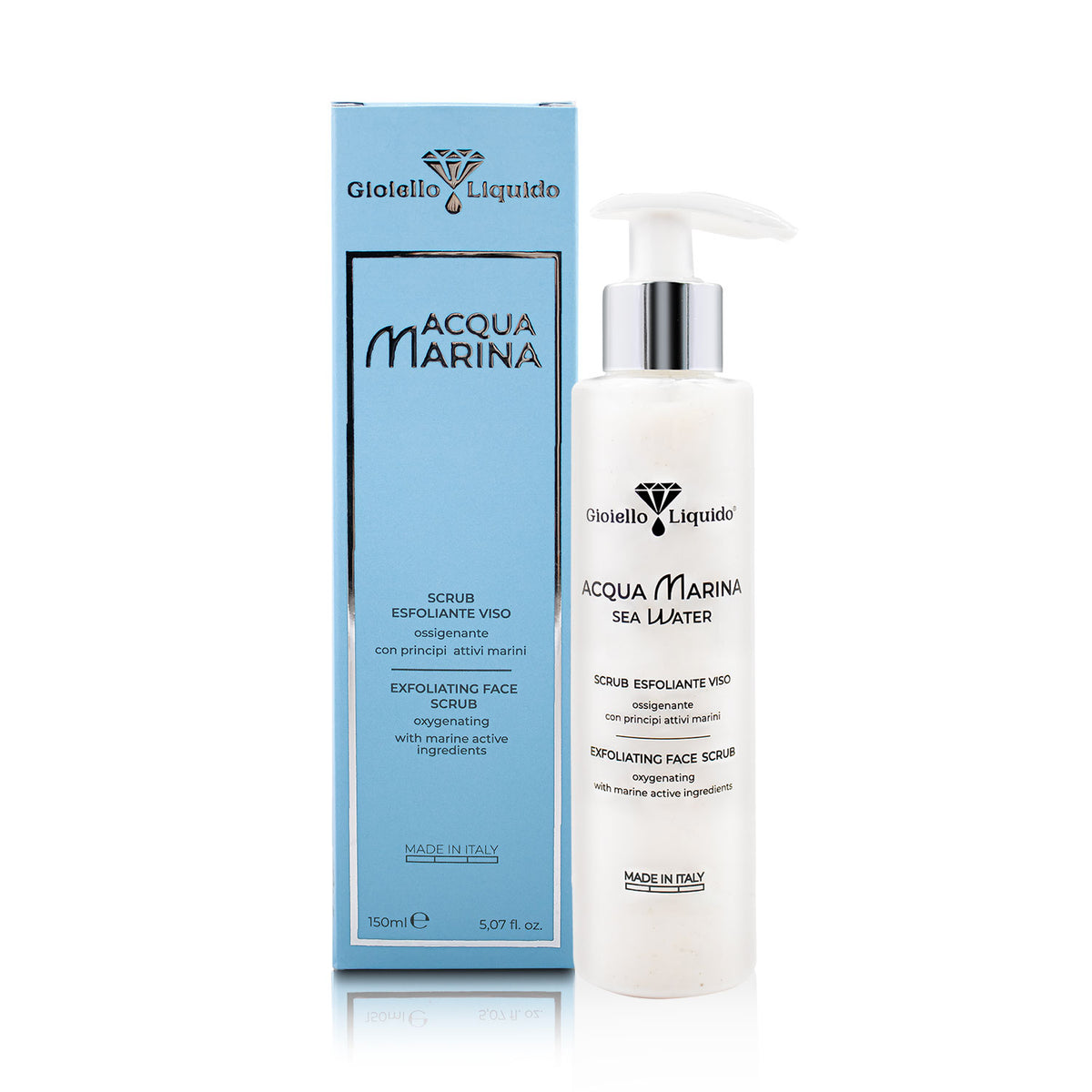 ZŁUSZCZAJĄCY PEELING DO TWARZY Z WODĄ MORSKĄ SCRUB ESFOLIANTE VISO 150 ML