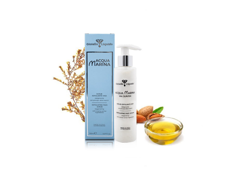 ZŁUSZCZAJĄCY PEELING DO TWARZY Z WODĄ MORSKĄ SCRUB ESFOLIANTE VISO 150 ML