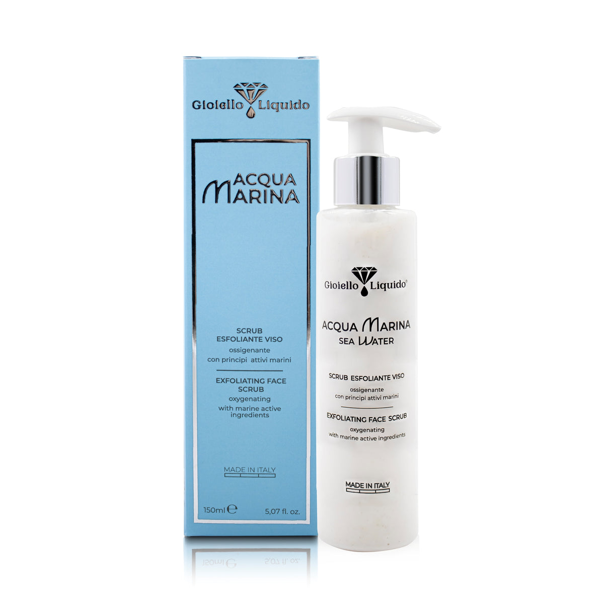 ZŁUSZCZAJĄCY PEELING DO TWARZY Z WODĄ MORSKĄ SCRUB ESFOLIANTE VISO 150 ML