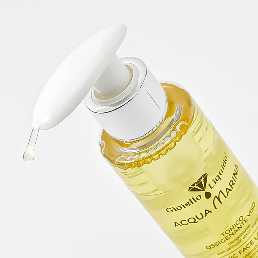 DOTLENIAJĄCY TONIK DO TWARZY Z WODĄ MORSKĄ
TONICO OSSIGENANTE VISO 150 ML