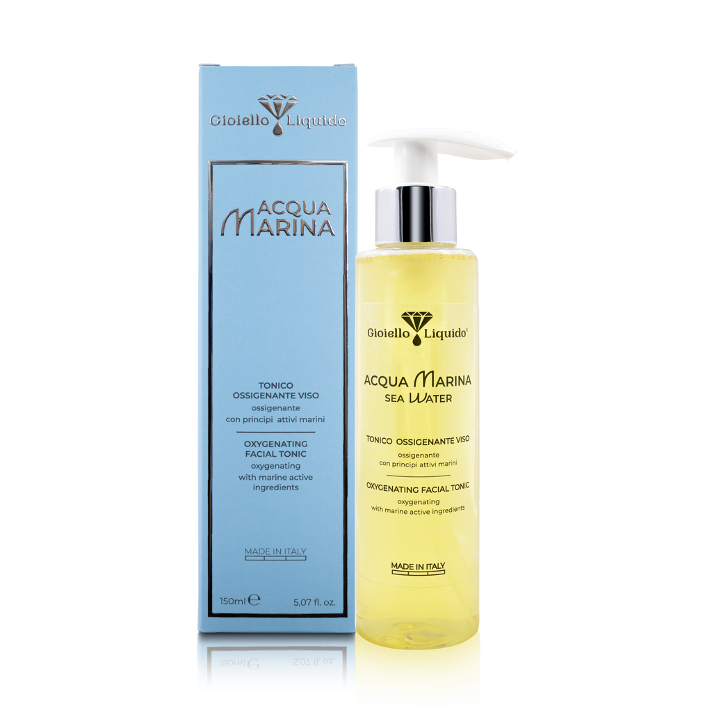 DOTLENIAJĄCY TONIK DO TWARZY Z WODĄ MORSKĄ
TONICO OSSIGENANTE VISO 150 ML