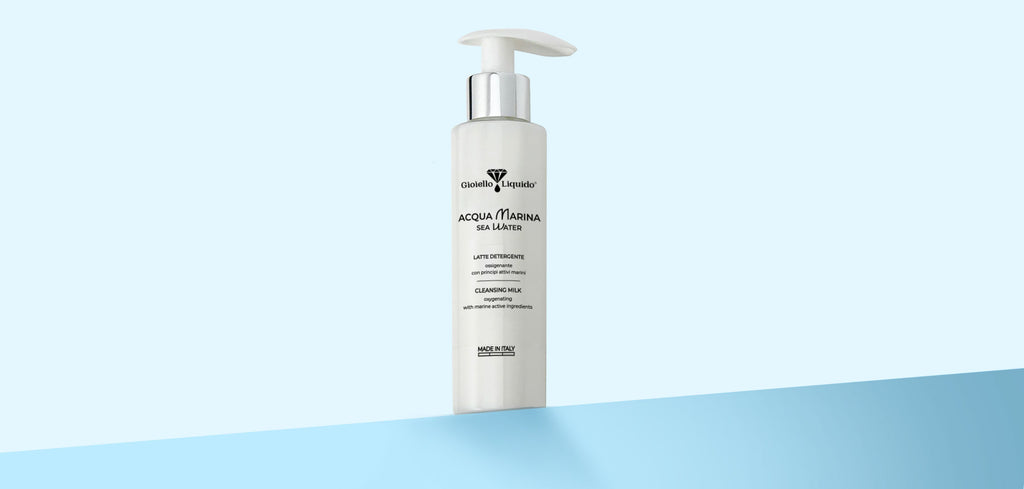 MLECZKO DO OCZYSZCZANIA TWARZY Z WODĄ MORSKĄ LATTE DETERGENTE VISO 150 ML