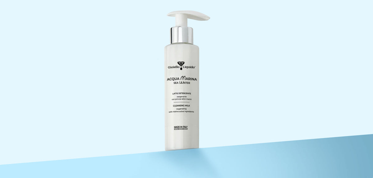 MLECZKO DO OCZYSZCZANIA TWARZY Z WODĄ MORSKĄ LATTE DETERGENTE VISO 150 ML